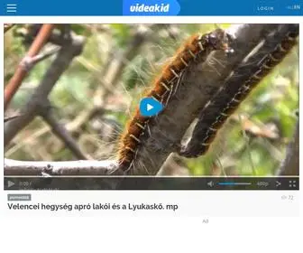 Videakid.hu(Video upload) Screenshot