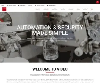 Videc.de(OT Security für die Automation) Screenshot