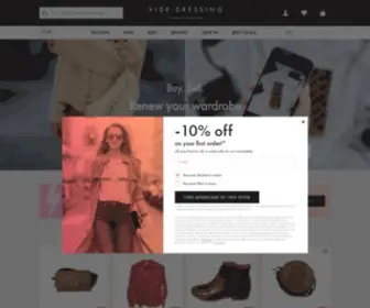 Videdressing.us(Second-hand fashion and luxury items) Screenshot