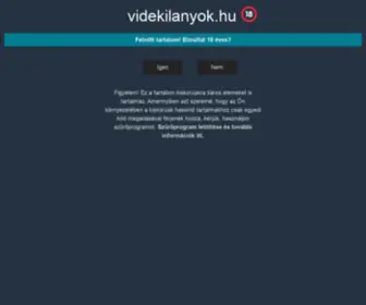Videkilanyok.hu(Vidékilányok) Screenshot