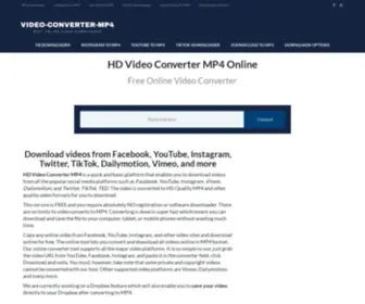 Video-Converter-MP4.com(Download hd quality videos from facebook) Screenshot