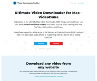Video-Downloader-Mac.com(Best Video Downloader for Mac) Screenshot