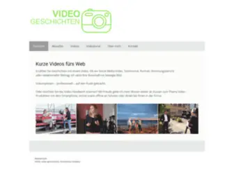 Video-Geschichten.ch(Kurze Videos fürs Web) Screenshot