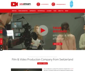 Video-Production-Switzerland.ch(Film Production & Video Production Company in Switzerland) Screenshot
