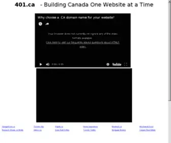 Video.ca(This is the home of) Screenshot