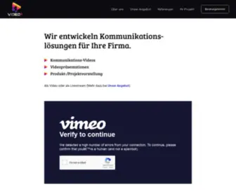 Video1.ch(Wir entwickeln Kommunikationslösungen für Ihre Firma) Screenshot