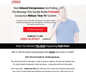 Video4Xeffect.com(The Video 4x Effect Is Now Open For Enrollment) Screenshot