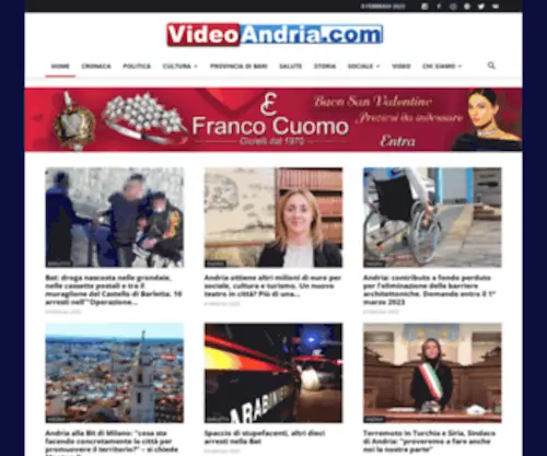 Videoandria.com(Andria news) Screenshot