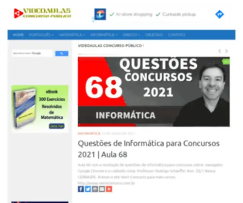 Videoaulasconcursopublico.com.br(Videoaulasconcursopublico) Screenshot