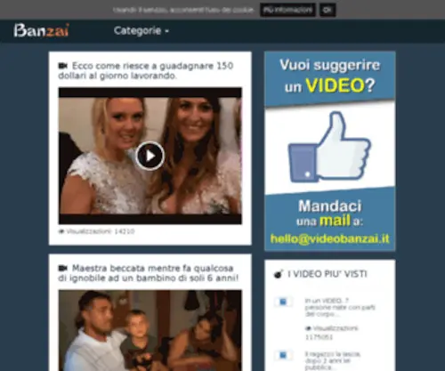 Videobanzai.it(Videos, news and MORE) Screenshot