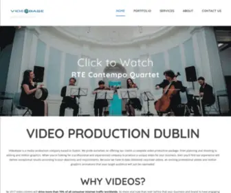 Videobase.ie(Video Production Company Dublin Videobase) Screenshot