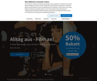 Videobuster.ch(Blu-ray und DVD Verleih per Post) Screenshot