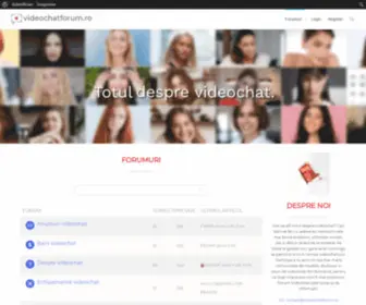 Videochatforum.ro(Forum videochat) Screenshot