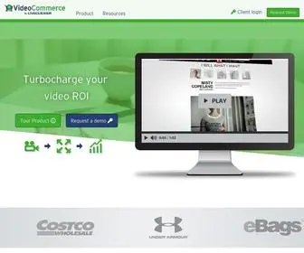 Videocommerce.com(Turbocharge your video ROI) Screenshot