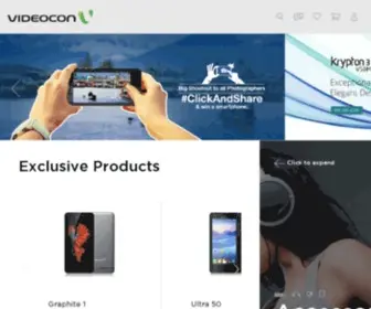 Videoconmobiles.com(Compare Videocon Smartphones in India Online) Screenshot