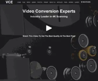 Videoconversionexperts.com(The Nation's Best Film and Tape Conversion Service) Screenshot