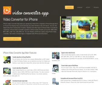 Videoconverterapp.com(Video Converter App for iPhone) Screenshot