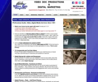 VideodocProductions.com(Video Services) Screenshot