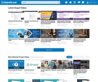 Videodrupal.org(Video Drupal) Screenshot