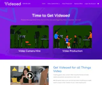 Videoed.co.uk(Video Camera Hire and Rental Video Production) Screenshot