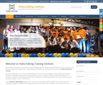 Videoeditinginstitute.com(Video editing institute) Screenshot