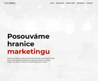 Videoefekt.cz(Posouváme hranice marketingu) Screenshot