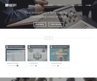 Videofy.media(Marketplace for Video Media) Screenshot