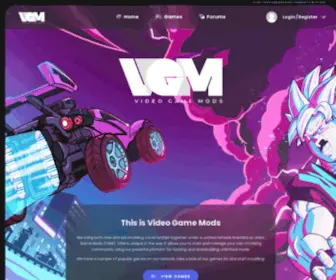 Videogamemods.com(Modding Network for Video Games) Screenshot