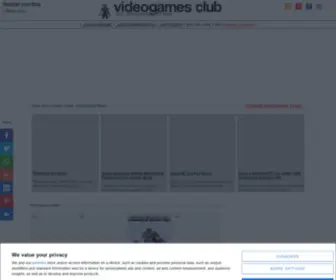 Videogamesclub.net(Games and Trailers blogs) Screenshot