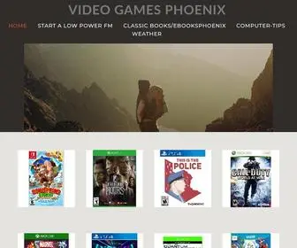 Videogamesphoenix.com(Video Games Phoenix) Screenshot