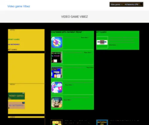 Videogamevibez.com(Videogamevibez) Screenshot