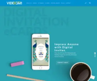 Videogiri.com(Online Video Invitation Maker) Screenshot