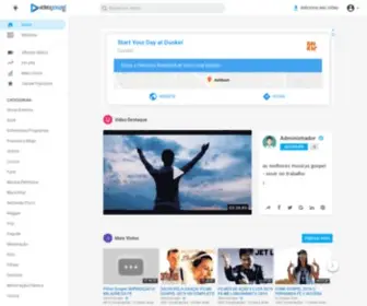 Videogospelbr.com.br(O maior portal de videos Evangelicos do Brasil) Screenshot