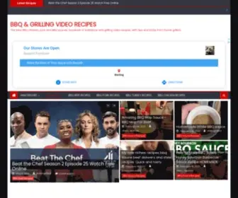 Videogrilled.com(BBQ & Grilling Video Recipes) Screenshot