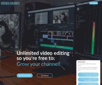 Videohusky.com(Unlimited Video Editing) Screenshot