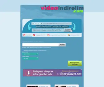 Videoindirelim.com(YouTube, Facebook Video) Screenshot