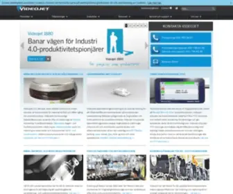 Videojet.se(Bläckstråleskrivare) Screenshot