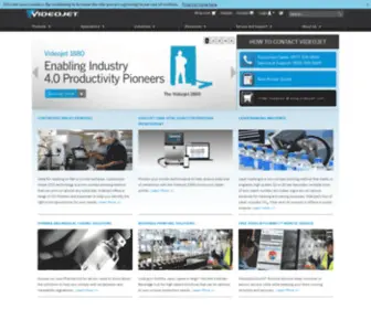 Videojet.us(Industrial Printers) Screenshot