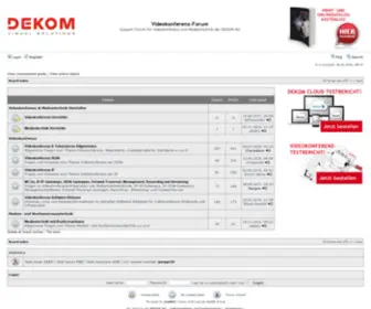 Videokonferenz-Forum.de(Videokonferenz) Screenshot