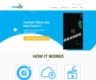 Videolabinc.com(Custom Video Ads That Convert) Screenshot