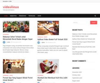 Videolinux.net(Portal informasi dan berita tentang teknologi ter up to date) Screenshot