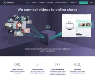 Videoly.co(Automatically Connect Product Videos to Online Stores) Screenshot