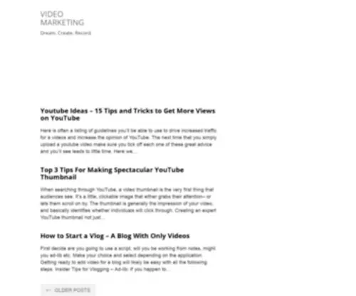 Videomarketing.win(Video Marketing) Screenshot