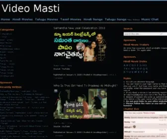 Videomasti.net(Telugu Videos) Screenshot