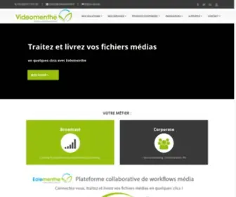 Videomenthe.fr(Media Workflow Solutions) Screenshot