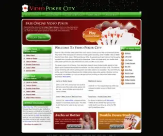 Videopokercity.com(Free game) Screenshot