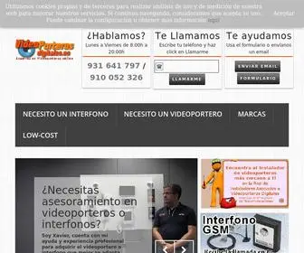 Videoporterosdigitales.es(Expertos en Interfonos y Videoporteros para casas unifamiliares) Screenshot