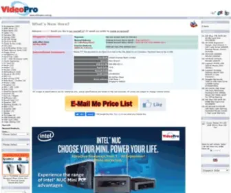 Videopro.com.sg(VIDEO-PRO eSTORE) Screenshot