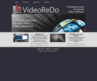 Videoredopro.com(VideoReDo Pro) Screenshot