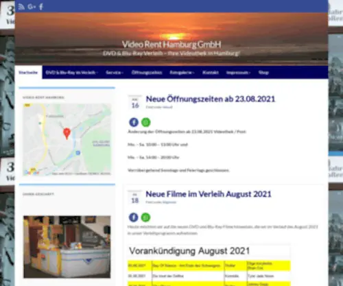 Videorent-Hamburg.de(Video Rent Hamburg GmbH) Screenshot